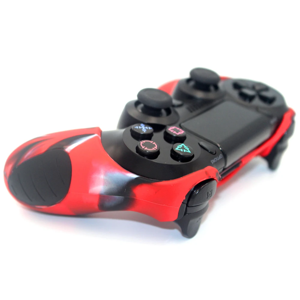 Противоскользящий силиконовый чехол JIELI кожаный для контроллера Sony PlayStation Dualshock 4