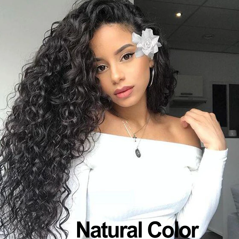 Remyblue Hair Red Water Wave Bundles With Closure 99J Burgundy Colored Remy Human Hair Weave Brazillian Hair Bundle With Closure