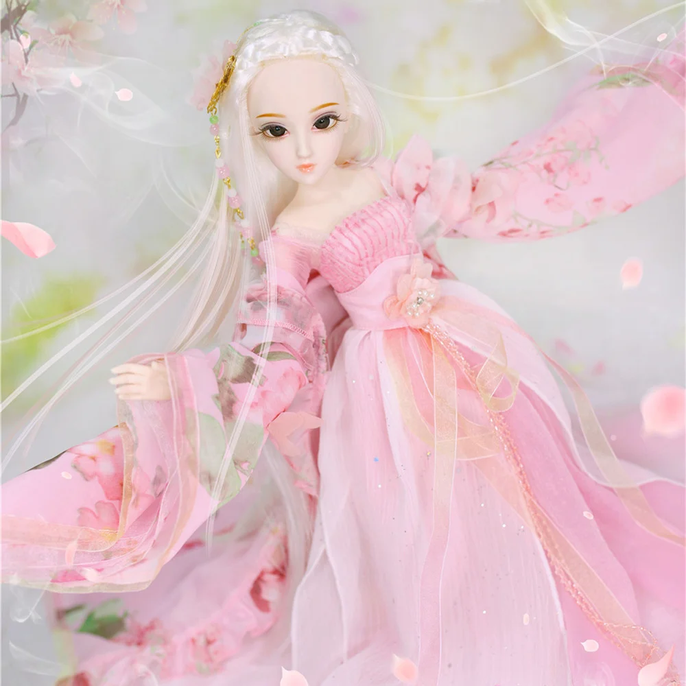 Кукла DBS 1/4 BJD молочная королева с названием весенние белые волосы механические
