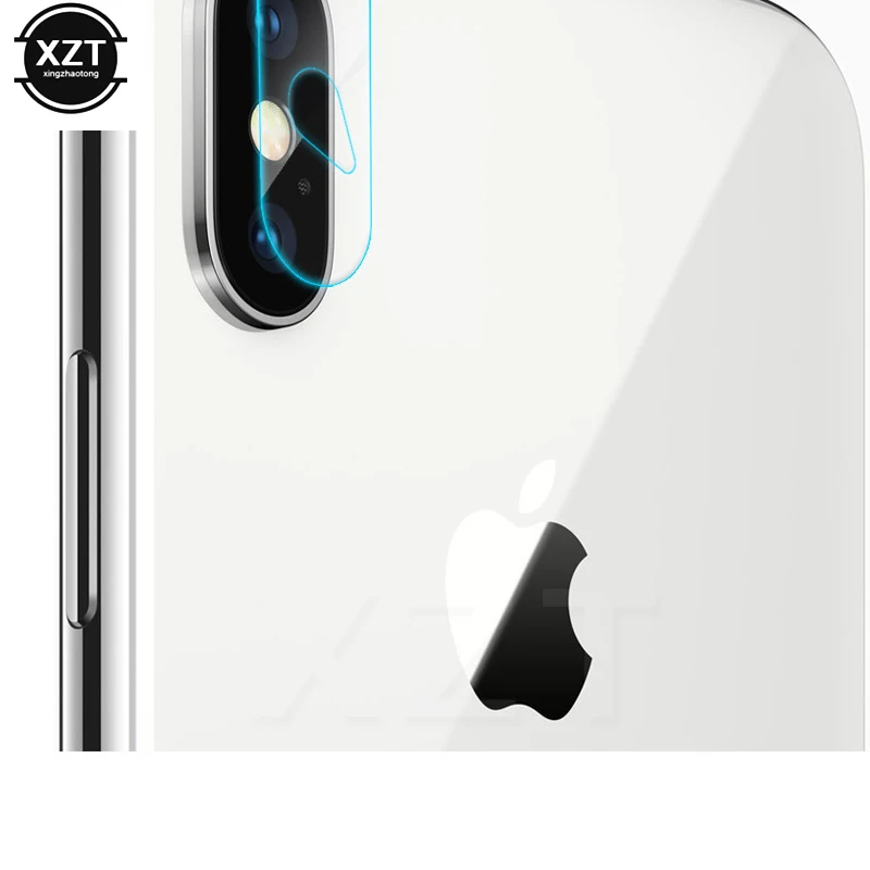 Защитная крышка для объектива камеры iPhone X 8 7 6 6S Plus Samsung Galaxy Note S8 S6 Edge Закаленное
