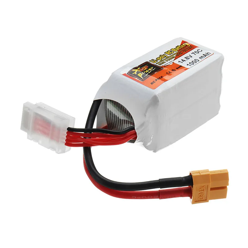 ZOP питания 14 8 V 1000 мА/ч 70C 4S Перезаряжаемые Lipo Батарея с XT60 разъем для