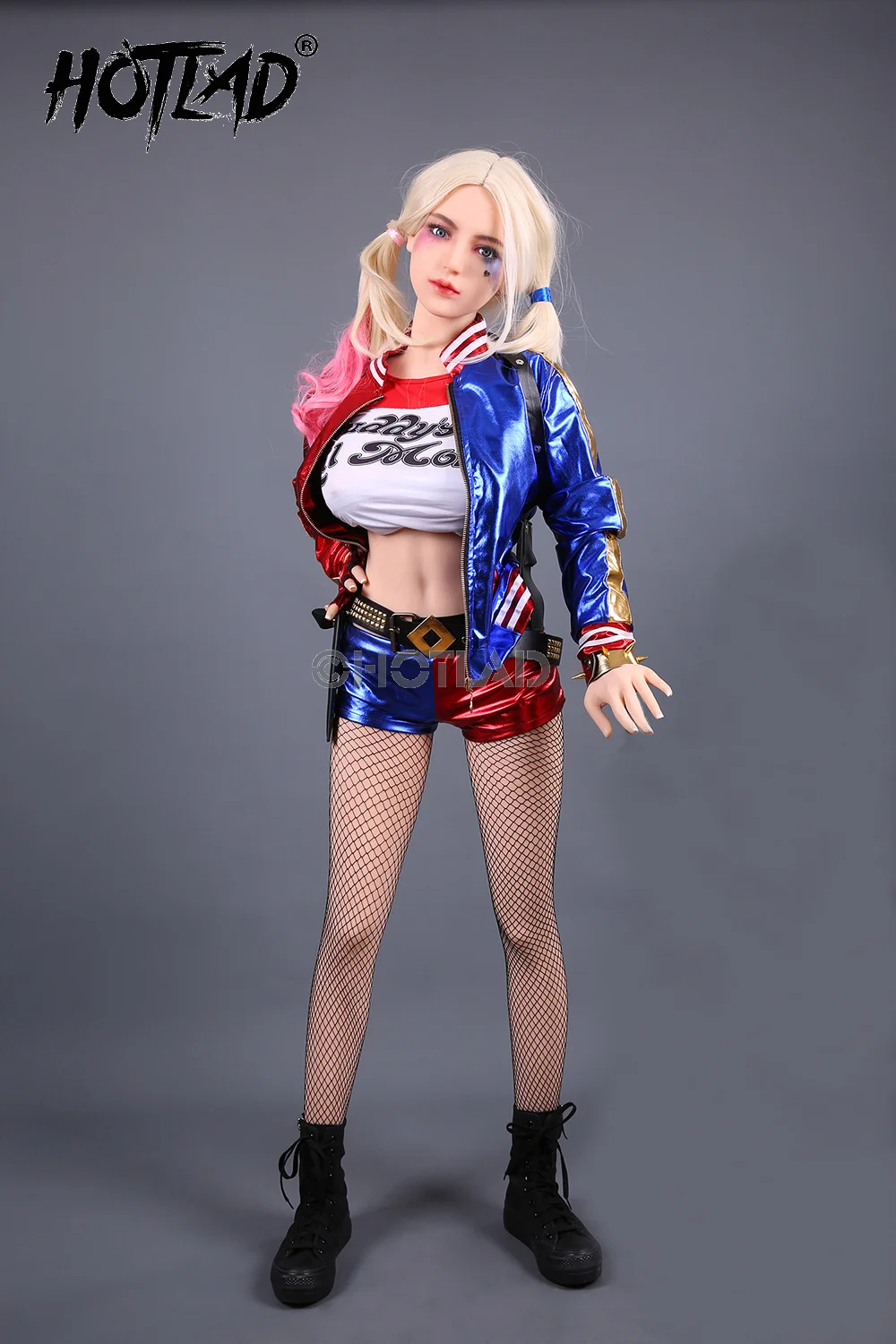 Клоун леди аниме секс кукла Харли Косплей реалистичные силиконовые куклы