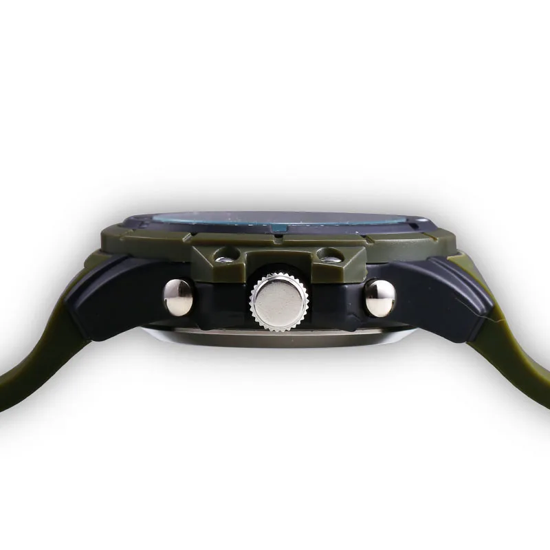 Плавание платье Новинка 2017 года Dual Time Дисплей аналоговый Sprots цифровой хронограф