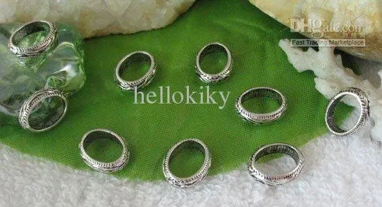 

160pcs Tibetan silver oval connectors links A10962