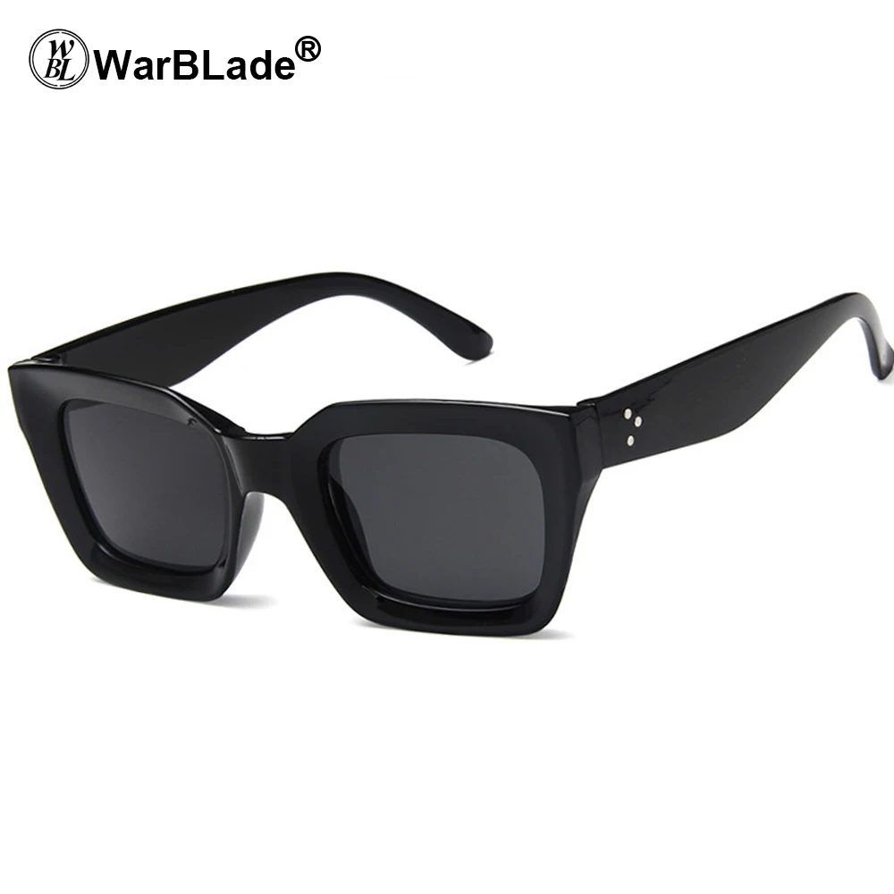 

New Square Sunglasses Women Men 2018 Fashion Black White Pink Red Ladies Rectangle Cat Eye Sun Glasses Women Brand UV400