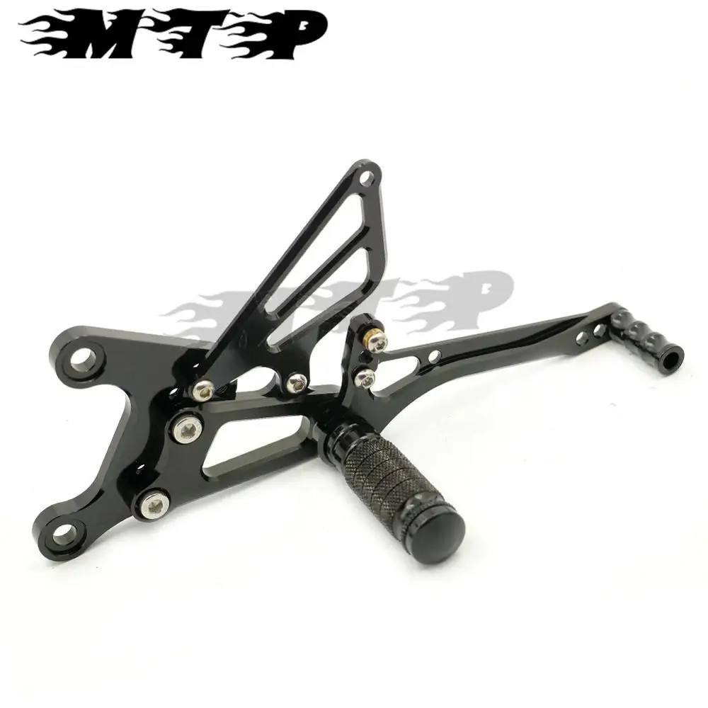 Полный CNC алюминиевый мотоцикл Регулируемый Rearsets задний Набор подножки для KAWASAKI