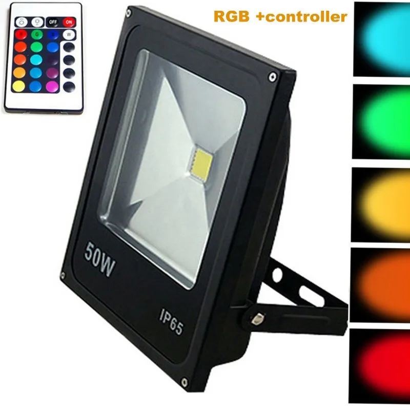 Светодиодный прожектор мощностью 10 Вт 20 30 50 ручная сборка открытый AC85 265V RGB теплый