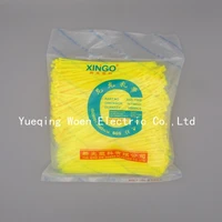 nylon cable ties xgs 150m 3150 color yellow 150mm