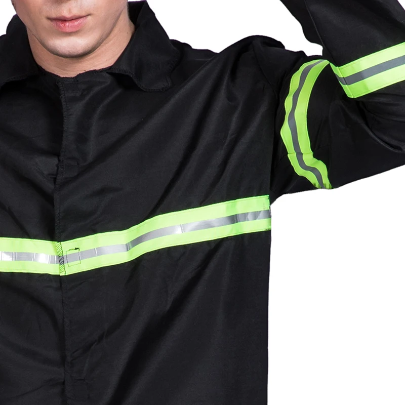 Большой размер пожарная машина косплей взрослый пожарный брикет брюки комплект