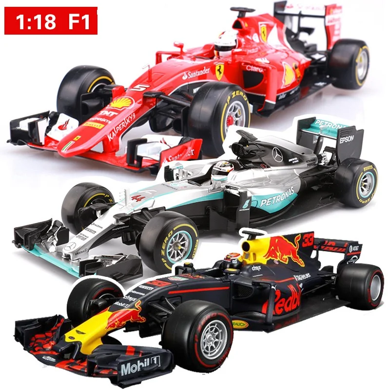 Bburagoo 1:18 formala 1 литой Сплав модель автомобиля игрушка для Ferrari F1 металлическая