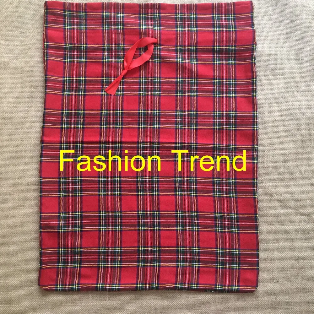 50 шт./лот рождественские подарочные украшения сумки Санты оптовая продажа