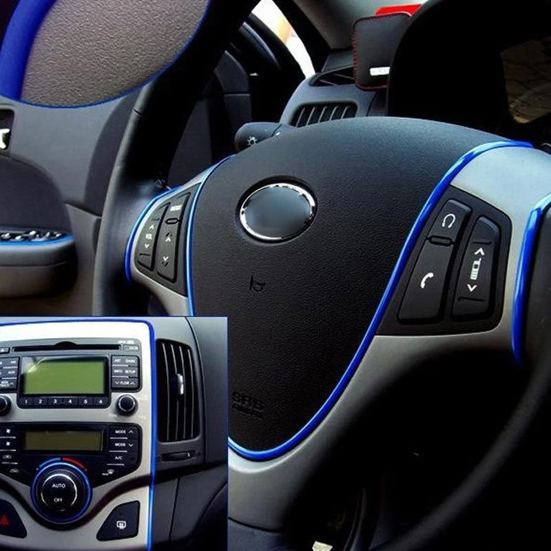 2017 5 метров Декоративные наклейки для салона автомобиля 3D на нить Daewoo Matiz Nexia Nubira