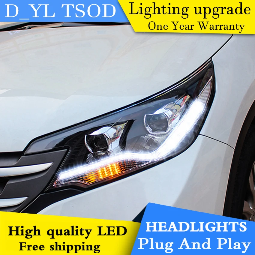 Стайлинга автомобилей головной светильник s для Honda C-RV 2012-2015 светодиодный CRV