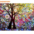 CHENISTORY абстрактная краска для пейзажа, сделай сам, Раскрашивание по номерам, Раскрашивание краски на холсте, настенное художественное изображение, декор для гостиной