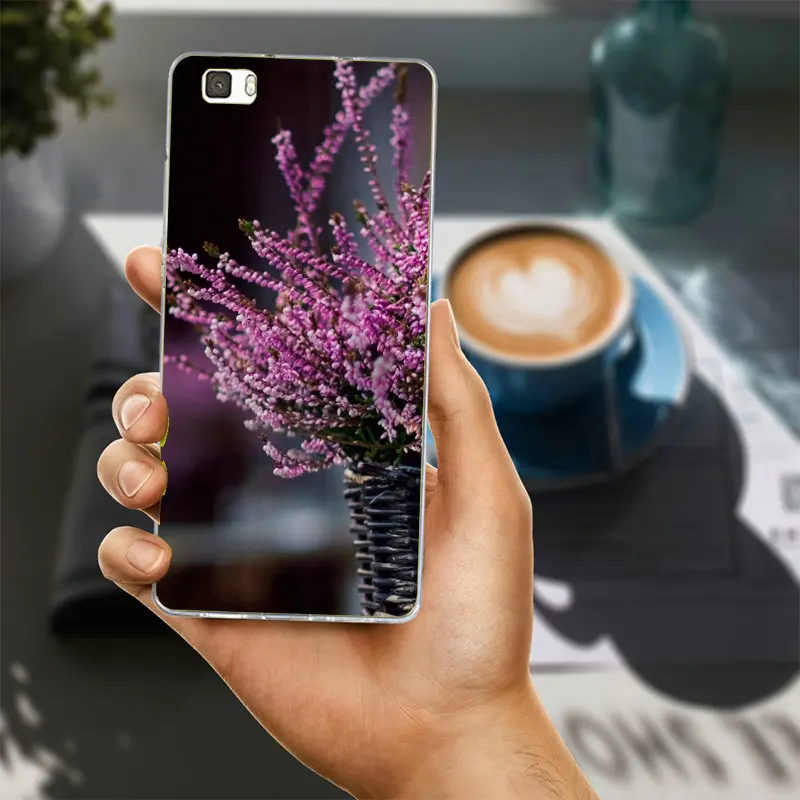 Phone Cases for Huawei P8 P9 P10 P20 Lite Mate 10 Pro Y5 Y6 Y3 II Y7 Honor 6X 9 Lavender Flower Purple Lavandula | Мобильные