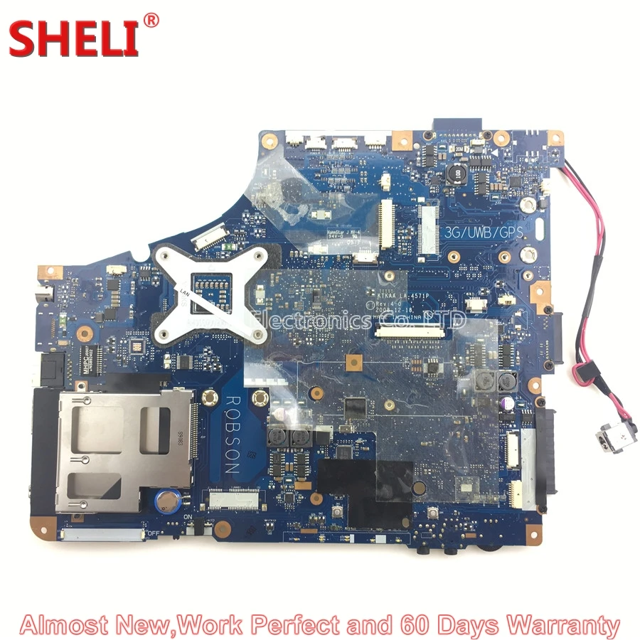 MOUGOL K000078280 материнская плата для ноутбука Toshiba Satellite A350 A355 ktkaa LA-4571P GM45 DDR2 Бесплатная
