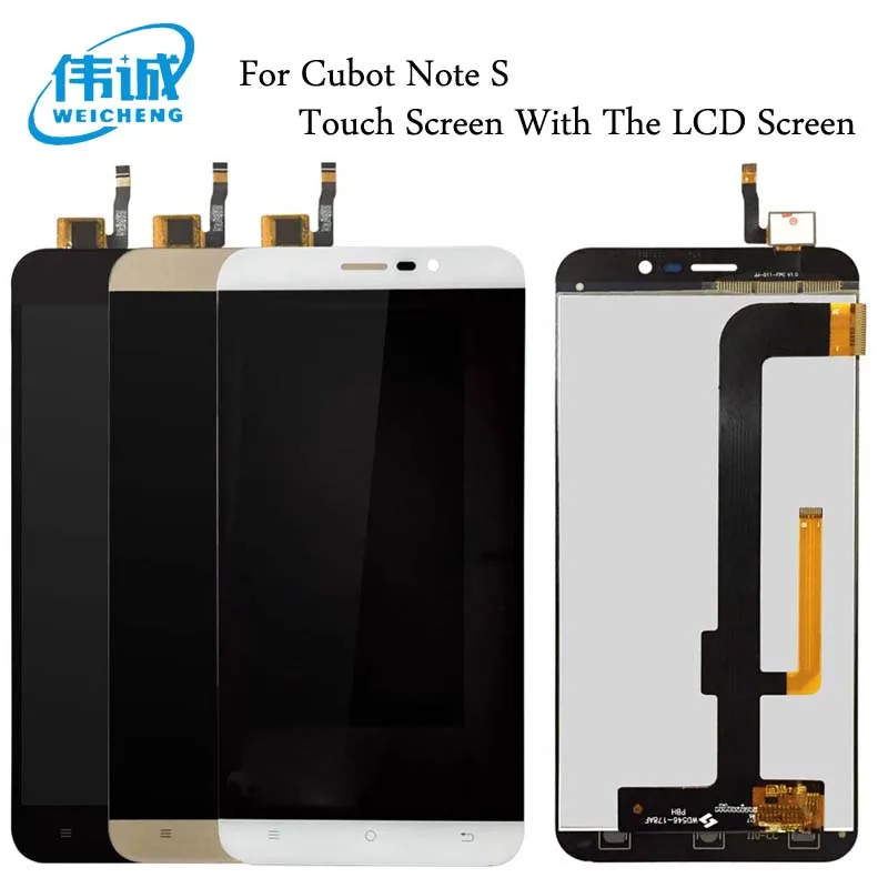 Для Cubot Note S ЖК дисплей Дисплей + кодирующий преобразователь сенсорного экрана в