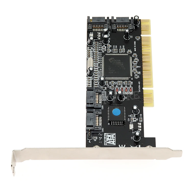 4 порта SATA 1 0 карты PCI адаптер чип Silicon SIL3114 | Компьютеры и офис