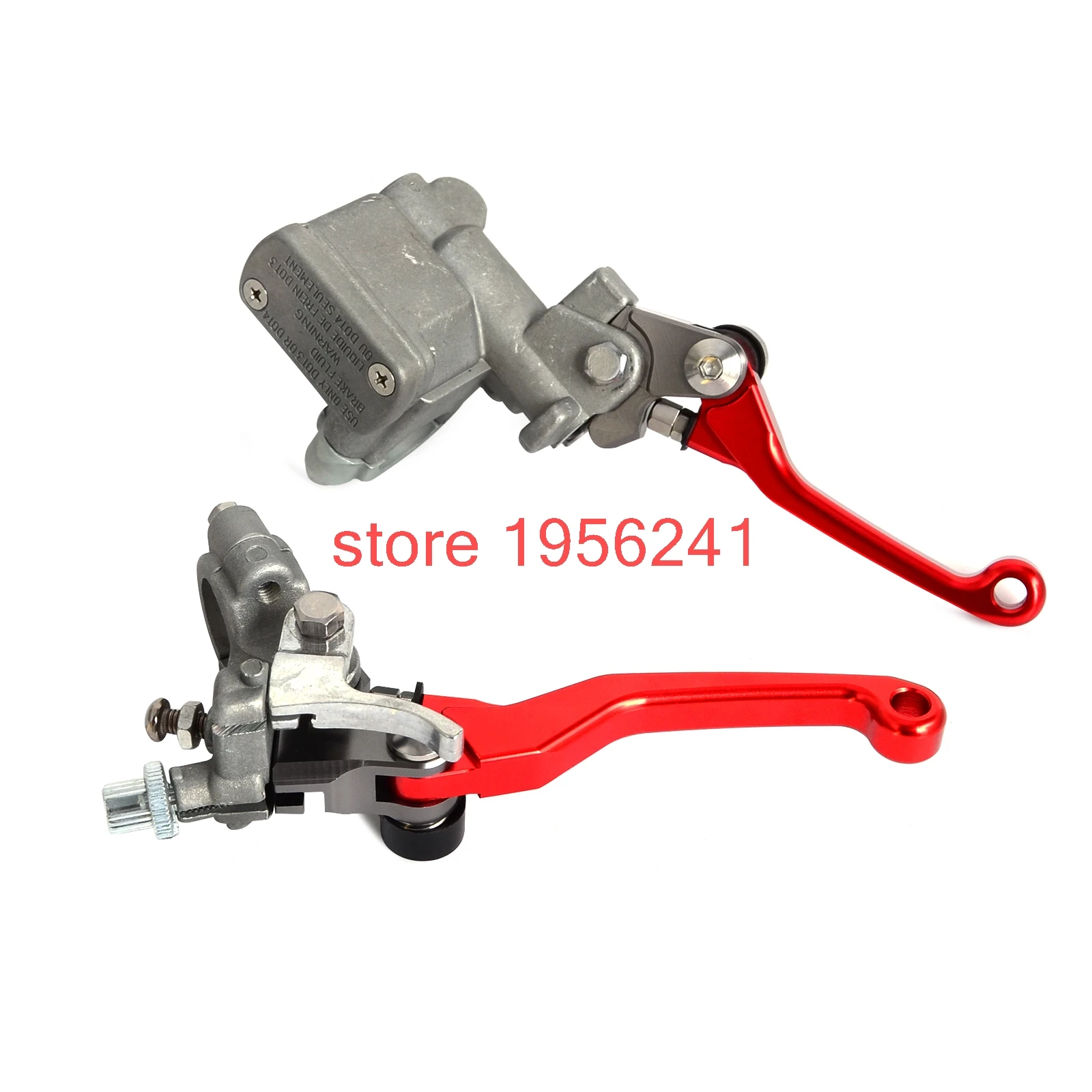 Красный главный цилиндр тормозной муфты рычаг для Honda CR125R CR250R CR500R CRF150R CRF250R CRF250X