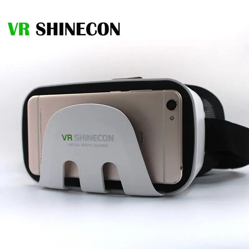 2017 Shinecon виртуальной реальности VR SC-3GB 3D коробка Google cardboard умные очки Bluetooth