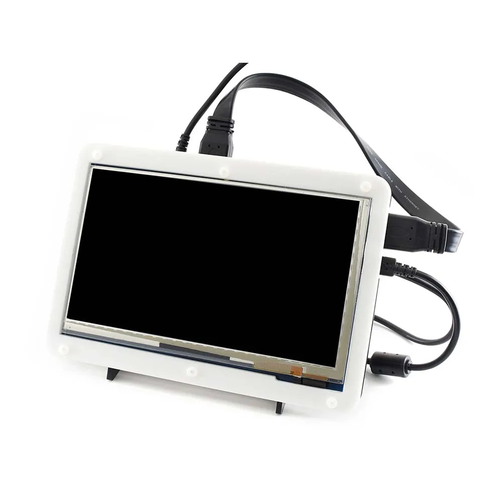 High Quality Bicolor Case for Raspberry Pi 7inch LCD includes bicolor case and bottom holder For RPi HDMI | Компьютеры и офис