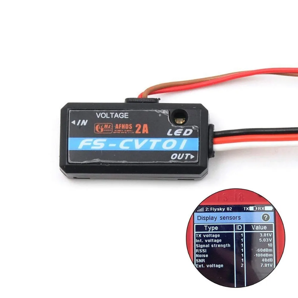 10 шт. оригинальный Flysky FS CVT01 Напряжение модуль сбора для FSi6 FSi10 iA6B iA10 приемник Rc