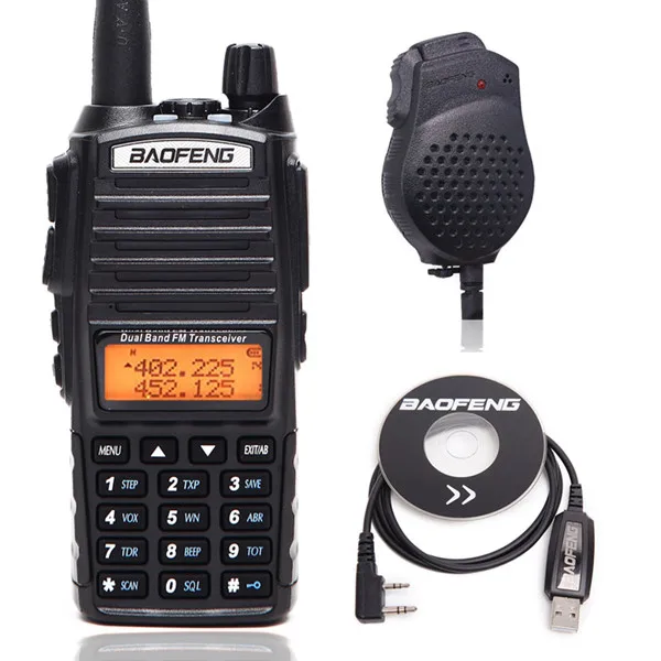 Baofeng UV-82 Plus 8 Вт Высокая мощность Двухдиапазонная рация VHF/UHF 10 км длинный диапазон UV82 двухстороннее Ham CB Любительское портативное радио - Цвет: Picture 1