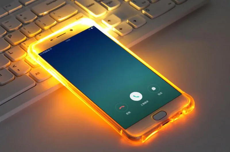 Мягкий ТПУ LED Flash Up Чехол напоминание входящий вызов чехол Smaung Galaxy A3 A5 A7 2017 J3 J5 J7 2016