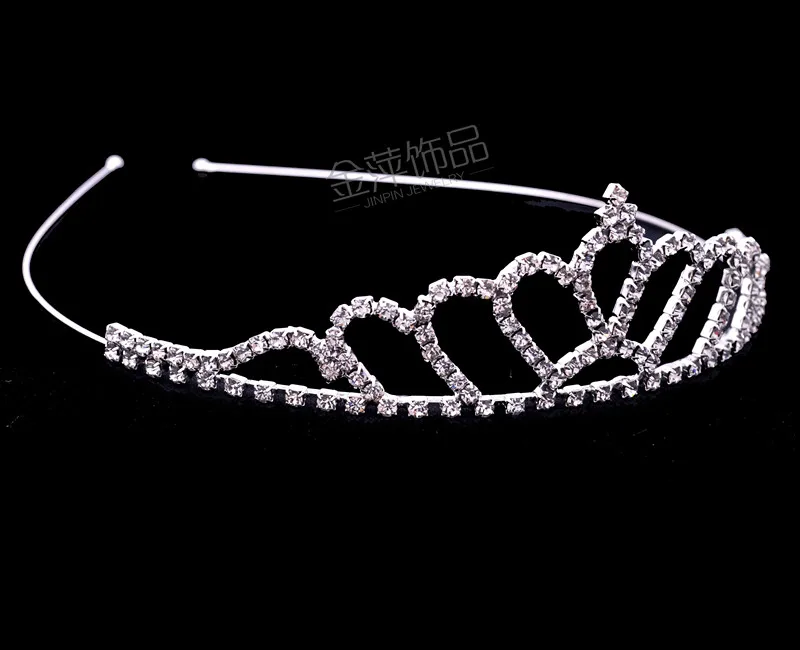 Повязка для волос принцессы со стразами девочек головная повязка с короной |