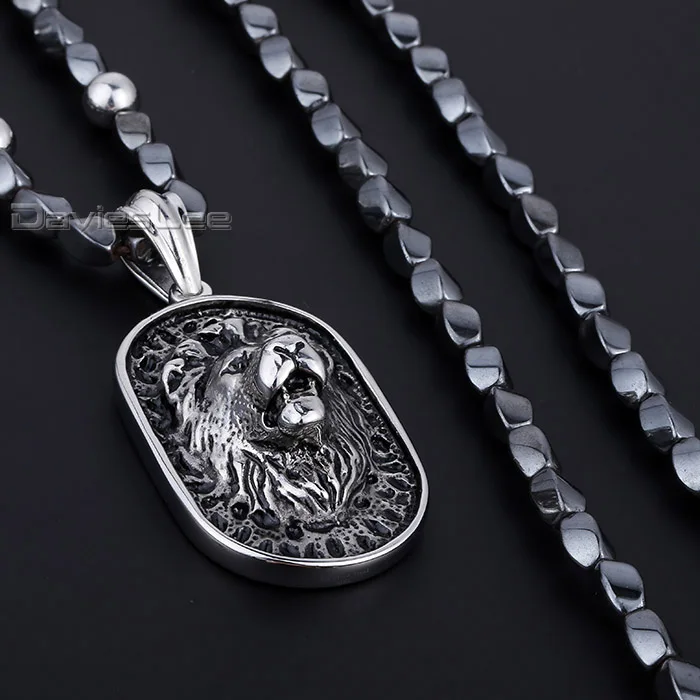 Цепочка с подвеской в виде льва из нержавеющей стали 316L 5 мм X 68 4 см|jewelry cement|jewelry