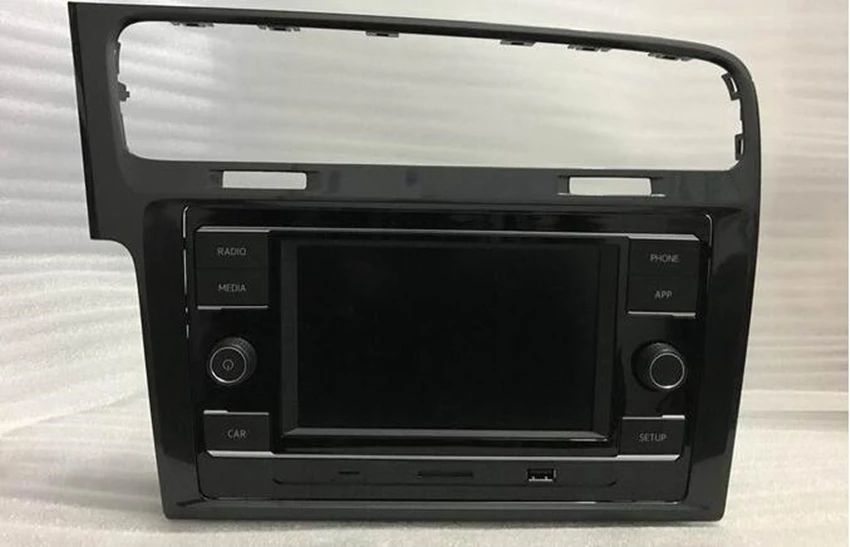 Для MQB golf 7 5 CD MIB 3 8 дюймов 9 2 радиотарелки декоративная рамка пианино