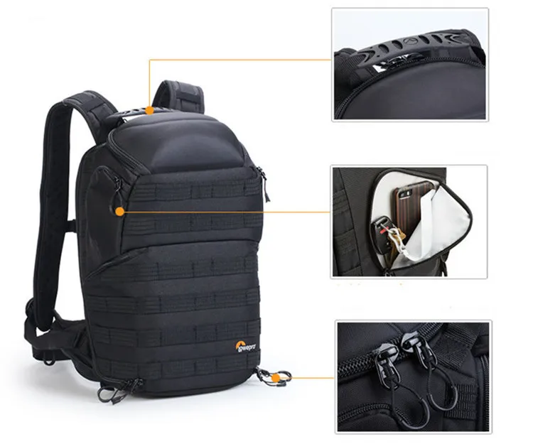 Новая Подлинная Lowepro ProTactic 450 aw сумка для камеры на ремне SLR сумка для камеры рюкзак для ноутбука с любой погодой 15,6 дюймов Lapto