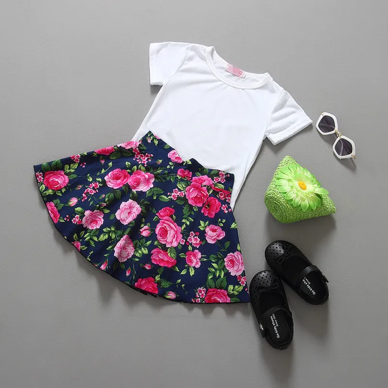 Vimikid Новинка 2017 комплект летней одежды для девочек модный детской отбеленный