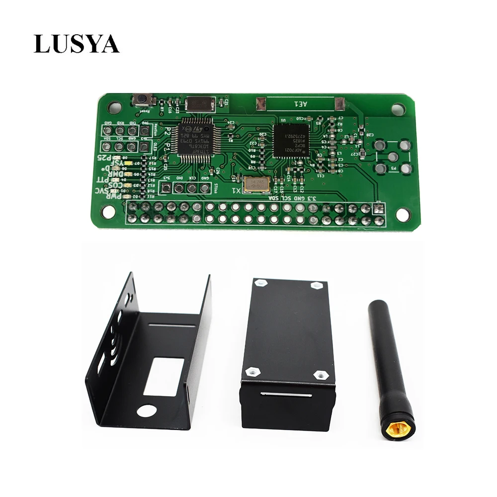 Модуль точки доступа Lusya MMDVM + антенна черный чехол с поддержкой P25 DMR YSF для раций