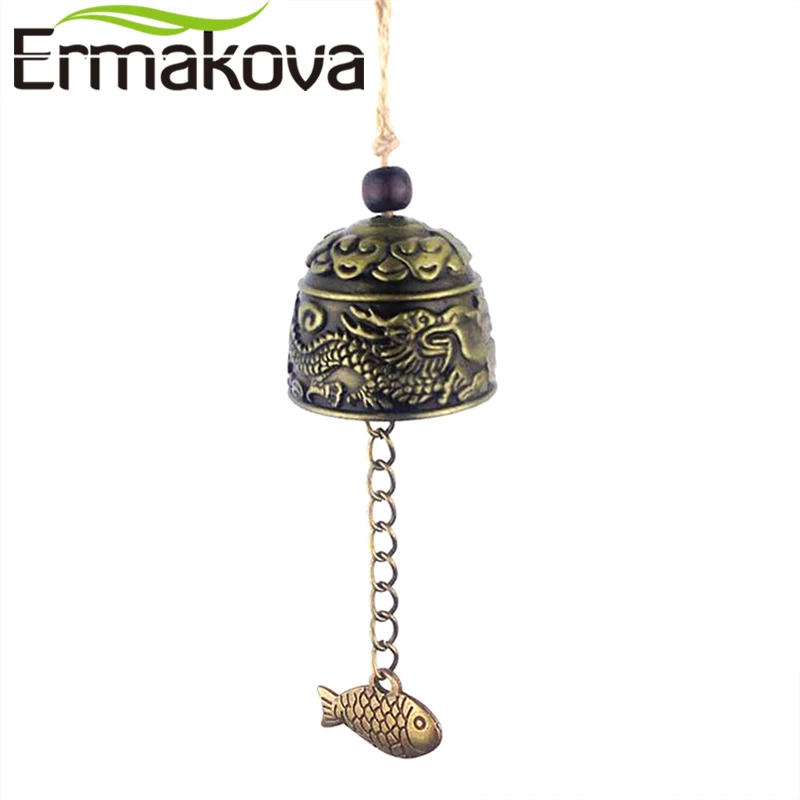 ERMAKOVA 2 шт./компл. колокольчик благословение ветра колокольчики фэн шуй Подвески