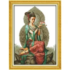 Набор для вышивки крестиком с узорами Dunhuang Lotus 1416182728