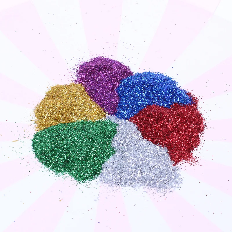 6 colors Test Tube with Glitter Powder Children's Painting DIY | Дом и сад