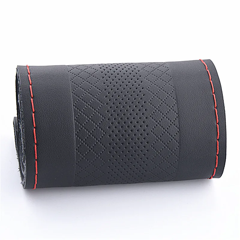 SUNZM оплетка из натуральной кожи для руля чехол рулетки на руле 36 см/38 см/40 см |