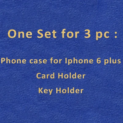 For Iphone 6 plus Hiram Beron роскошный подарочный набор кожаные аксессуары итальянский крокодил узор коровья кожа держатель для карт кошелек подарок на день рождения - Цвет: For Iphone 6 plus