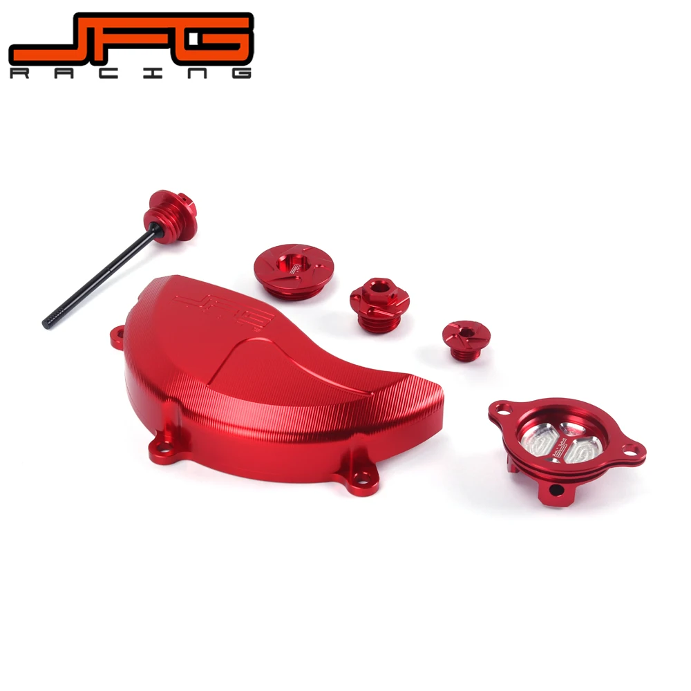 Крышка масляного фильтра двигателя CNC масляный винт щуп набор Dip для Honda CRF250R CRF 250R