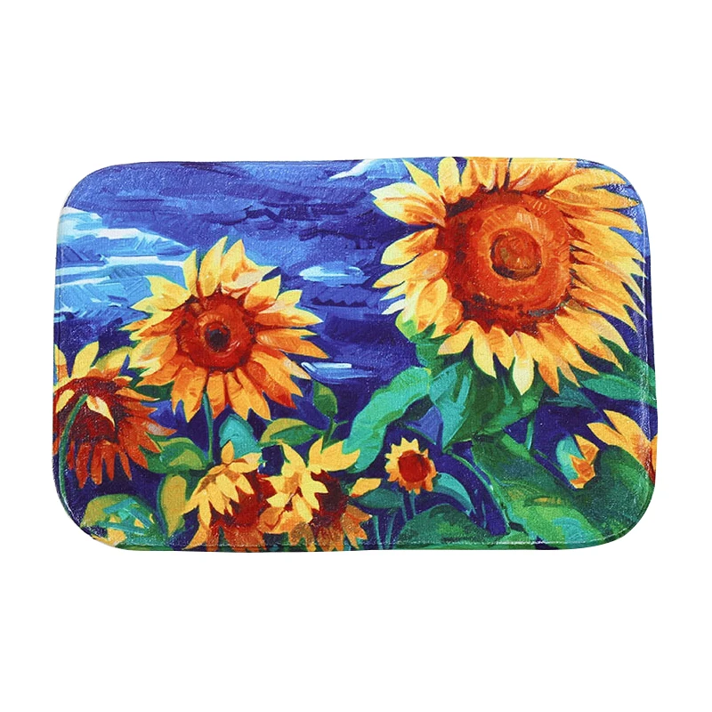 Противоскользящий коврик для ванной комнаты напольный дома столовой декор 40 см *