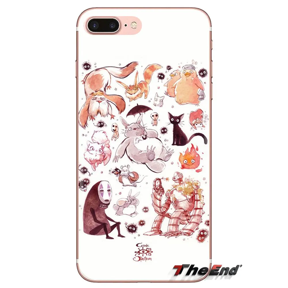 Studio Ghibli Ghiblies totoro Transparent TPU Bag Case For Samsung Galaxy J1 J2 J3 J4 J5 J6 J7 J8 Plus 2018 Prime 2015 2016 2017 |