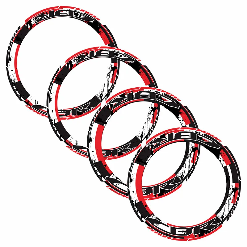 Motorcycle Full tire coverage Thick Edge Outer Rim Sticker Stripe Wheel Decal For HONDA CBR all cbr 650f 954 929 | Автомобили и