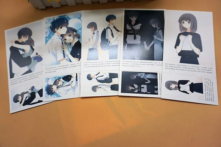180pcs/Set Chinese Anime Love Never Fails Postcard/Greeting Card/Message Card/Birthday Letter Envelope Gift Card | Канцтовары для
