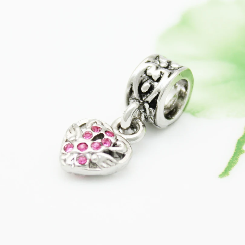 Шарм лента с кристаллами для женского браслета Pandora|fit pandora bracelet|fit pandorabeads fit |