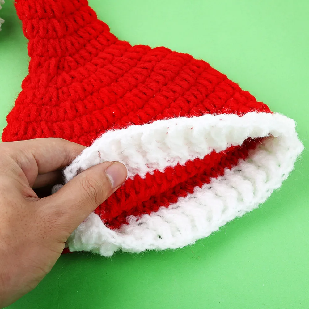 Для малышей Рождественский костюм крючком вязать Подставки для фотографий