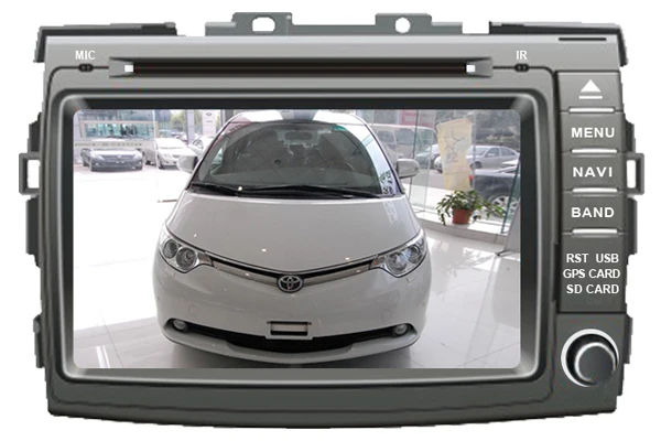 8 дюймовый автомобильный DVD плеер Android 9 0 GPS радио для TOYOTA PREVIA Estima Tarago Canarado 4 Гб ОЗУ 64