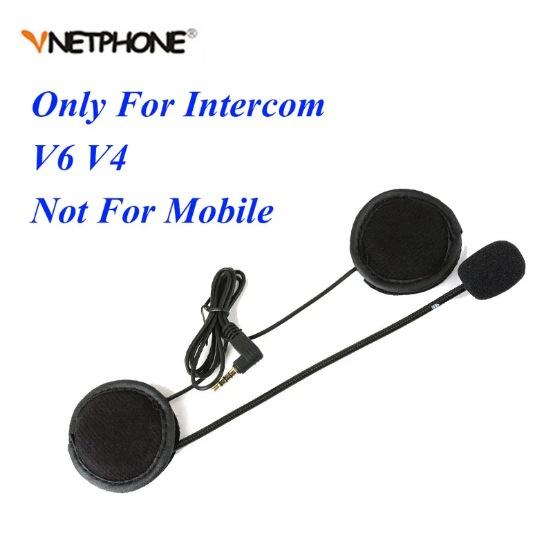 Bluetooth Интерком V6 штекер 3 5 мм для мотоциклов|Наушники шлемов| |