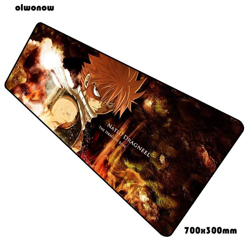 Fairy tail коврик для мыши 700x300x3 мм персональная компьютерная мышь игровой мат геймпад мальчик подарок игровой коврик для мыши офисная padmouse - Цвет: Size 700x300x3mm