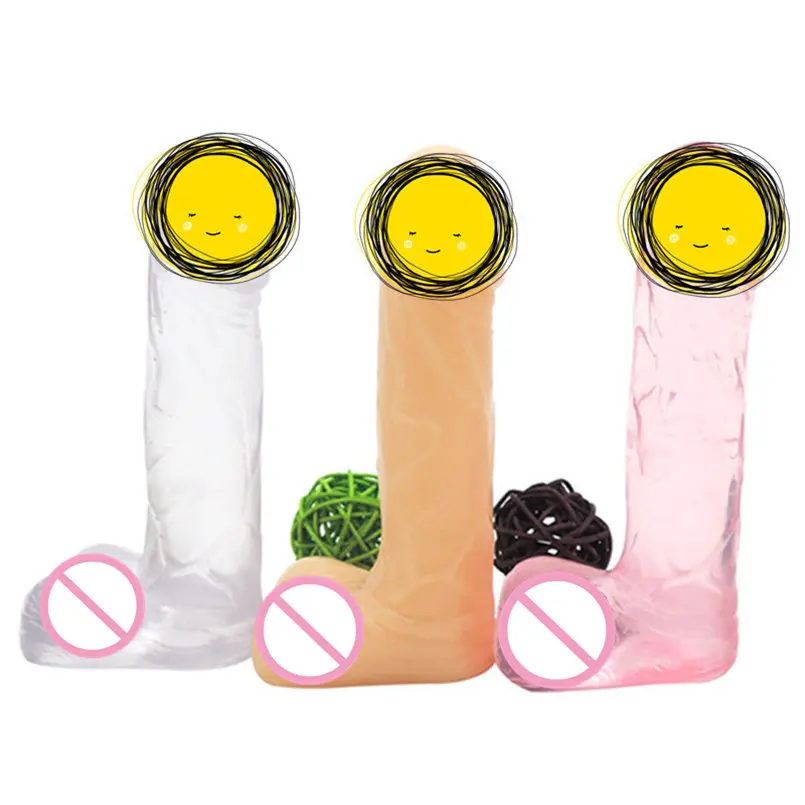 Реалистичный фаллоимитатор Jelly Dong женский для клитора G Spot водонепроницаемая